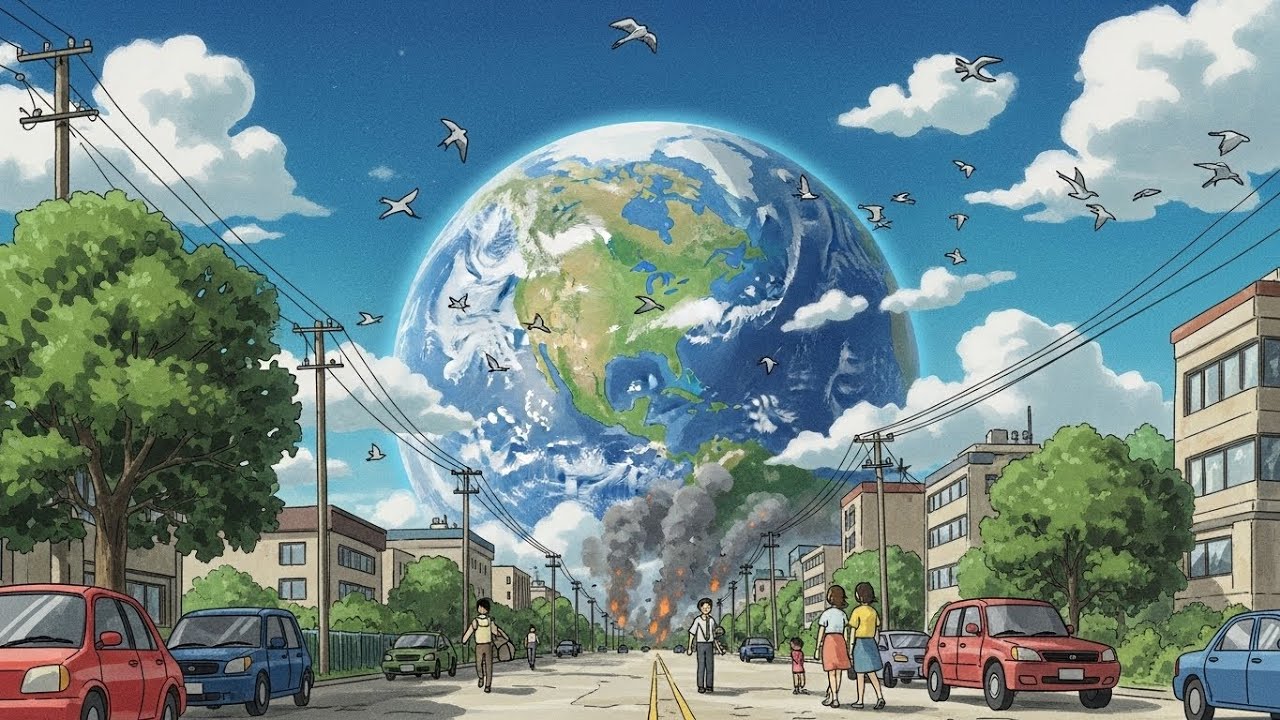 One Minute Without Air – A Ghibli-Inspired Tale of a Silent Earth
