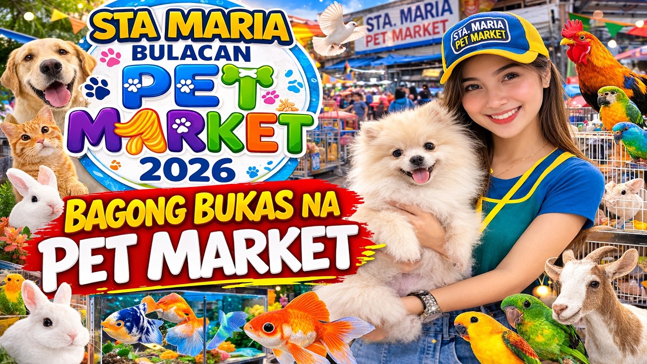 Pet Lovers Paradise! Sta. Maria Pet Market Bulacan Vlog (March 2026)