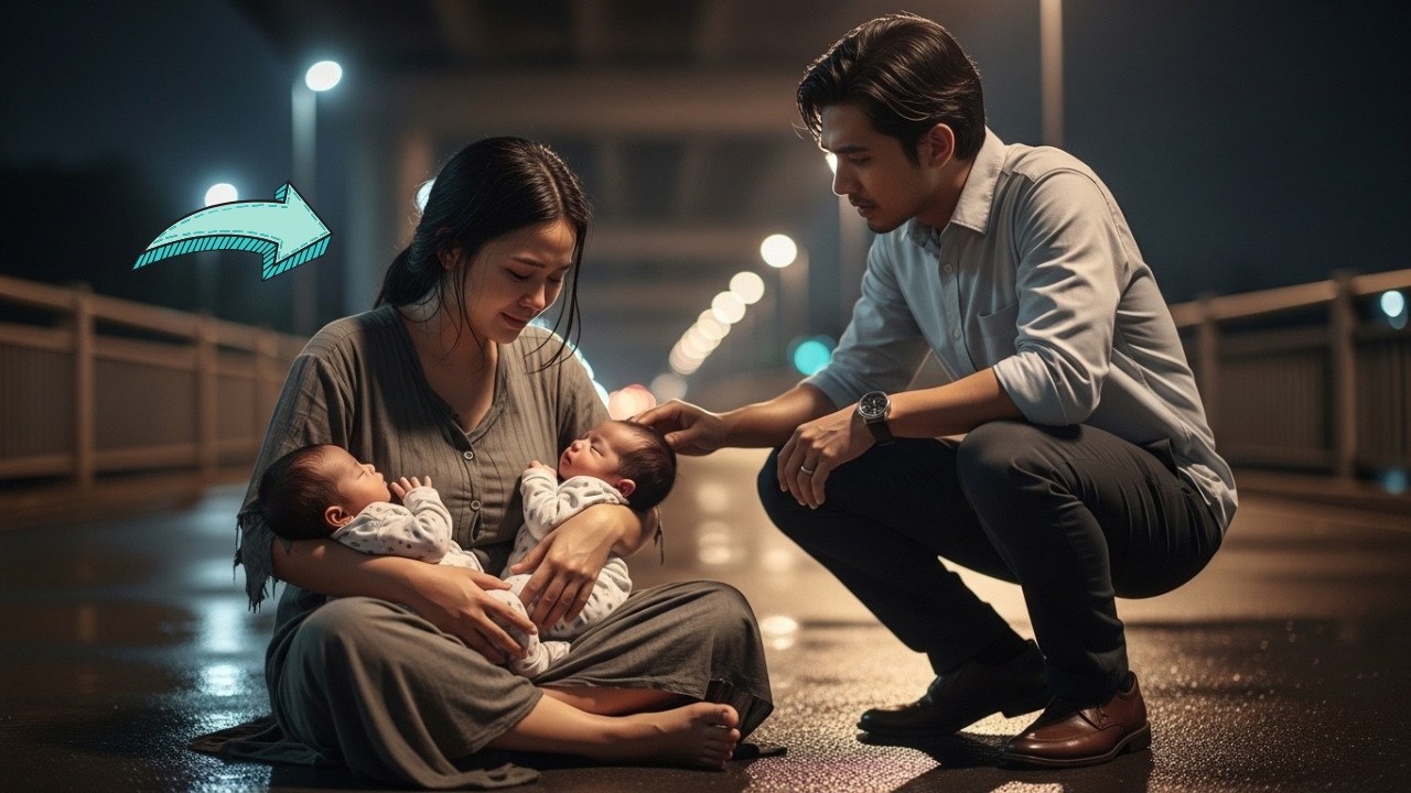 Miliarder Menemukan Gadis Tidur dengan Dua Bayi di Bawah Jembatan, Dia Terkejut!