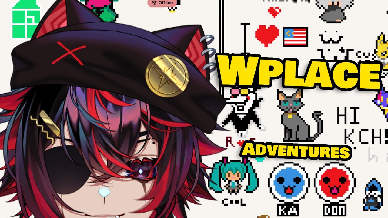 Exploring Wplace and seeing all your countries mweheh • K9KURO • !discord