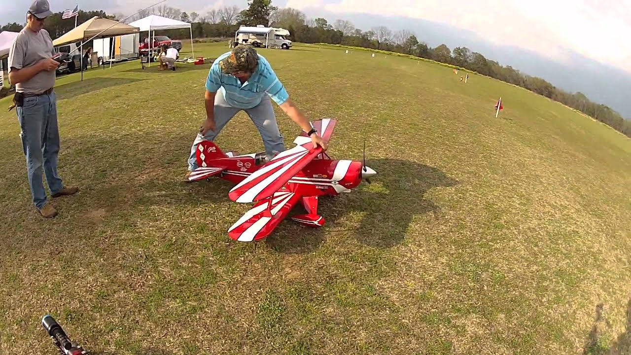GoPro HD Featuring an RC Pitts Engine Blown in Flight