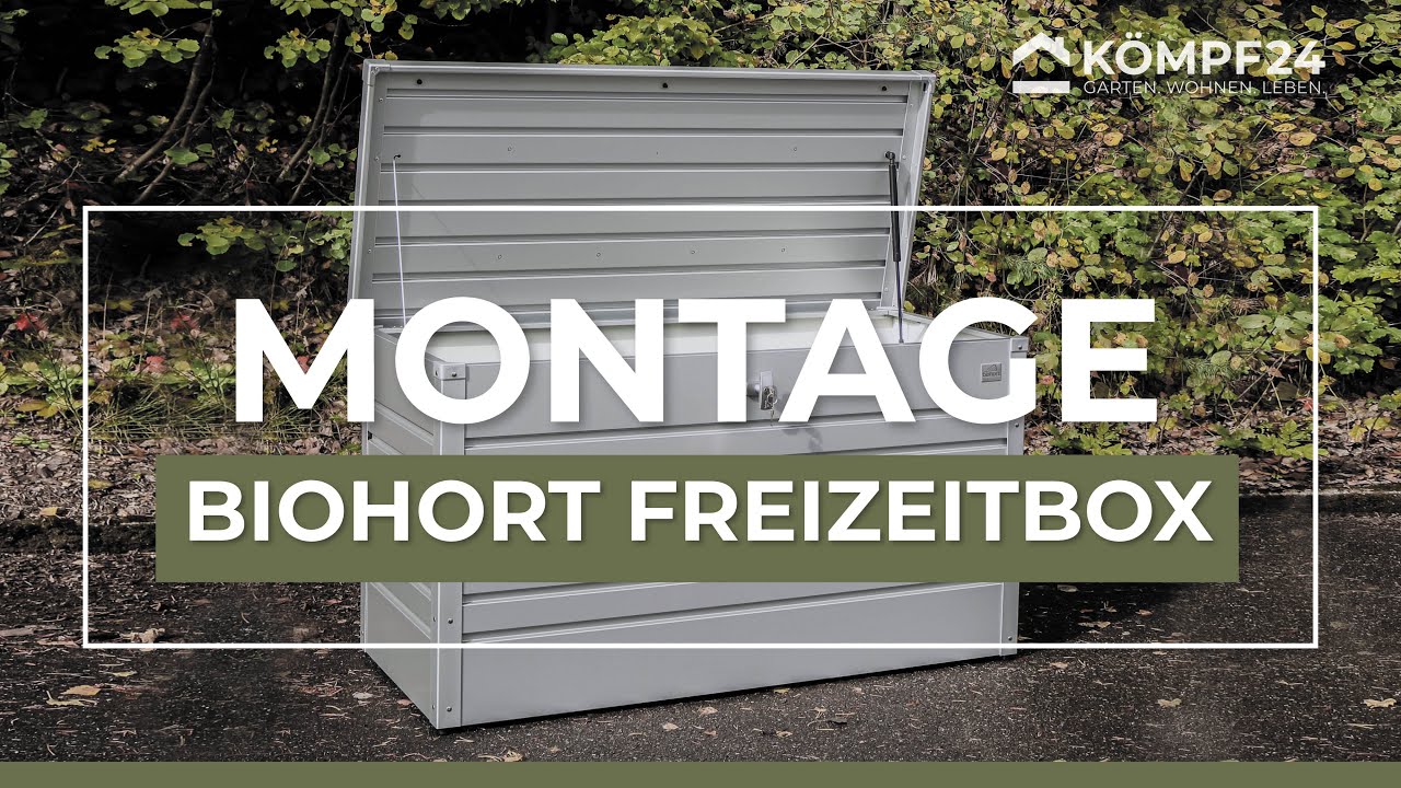 Biohort Freizeitbox - Aufbau und Montage