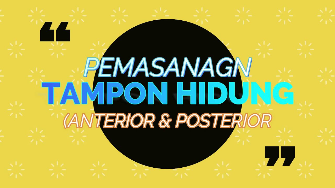 Pemasangan Tampon Hidung oleh dr.Jerry Tobing, M.Ked (ORL - HNS), SpTHT - KL