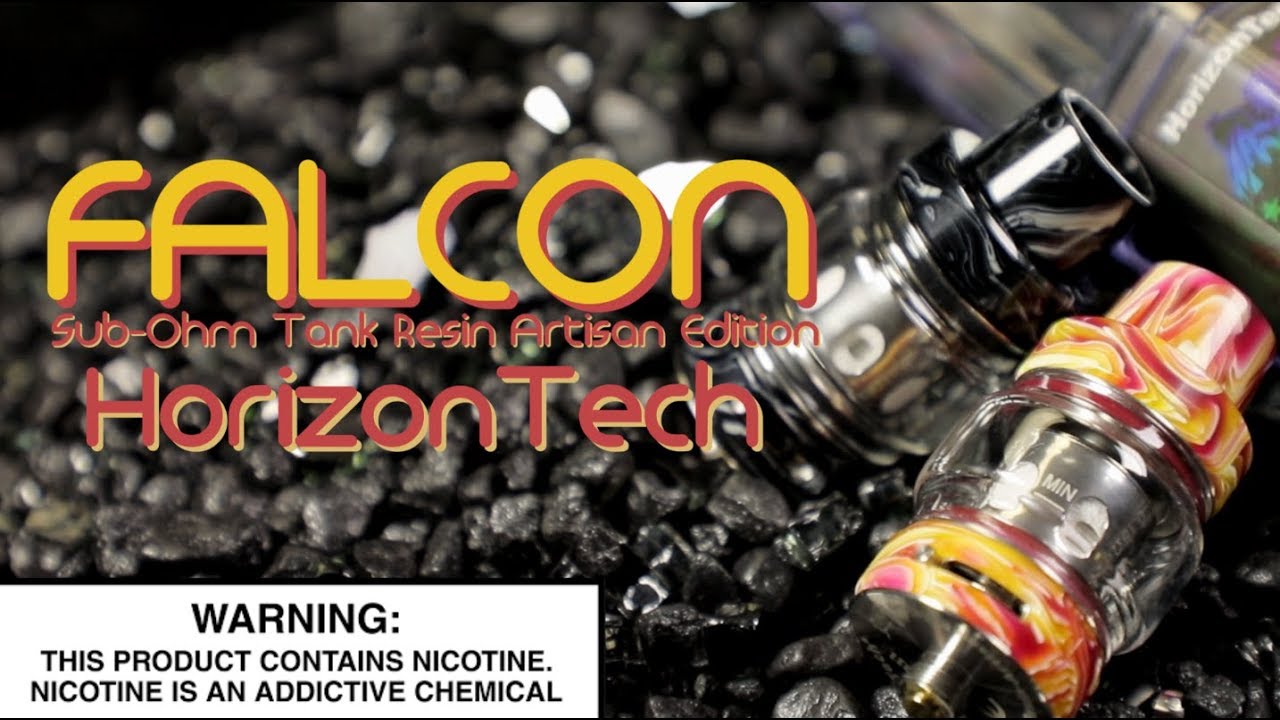 FALCON Subohm Tank RESIN EDITION By Horizontech ~Subohm Vape Tank Review