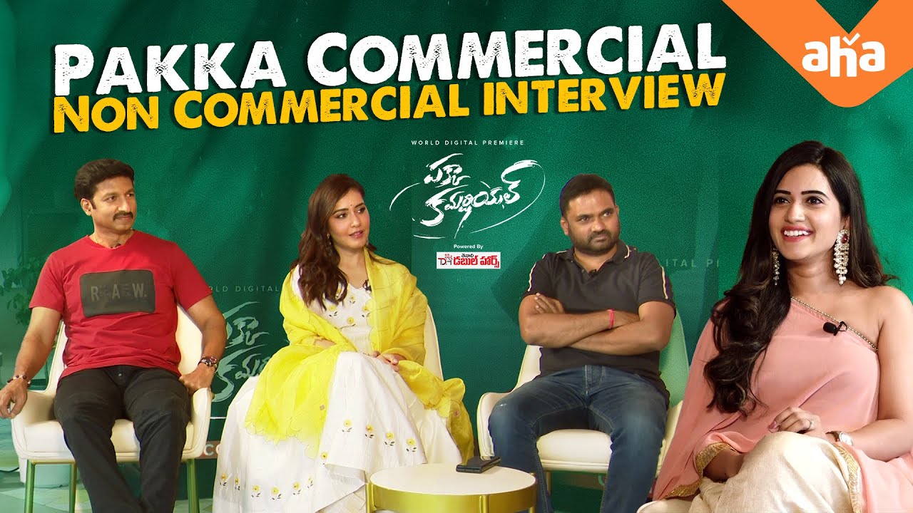 Pakka Commercial interview with Sravanthi | Gopichand, Raashi Khanna | Maruthi
