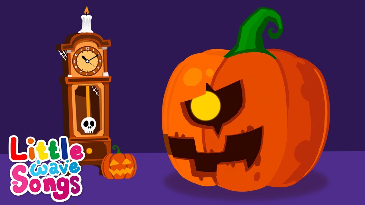 Hickory Dickory Dock Halloween | Kids Halloween Music | Kids Song | Little Wave Songs -  Baby Coco
