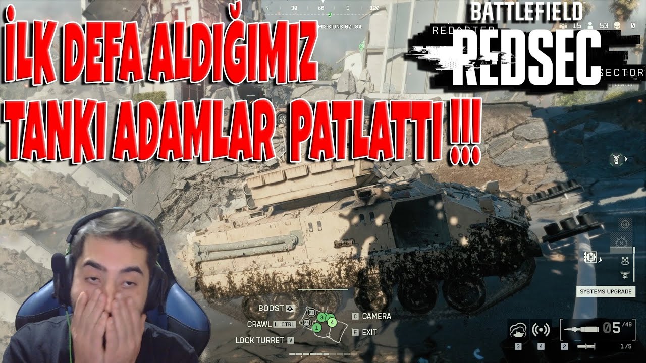 İLK DEFA ALDIĞIMIZ TANKI ADAMLAR PATLATTI !!!
