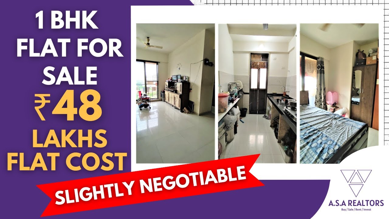 1 BHK at 48 Lakhs with Master Bedroom available for SALE in Sukoon Heights, Kausa, Mumbra, Thane