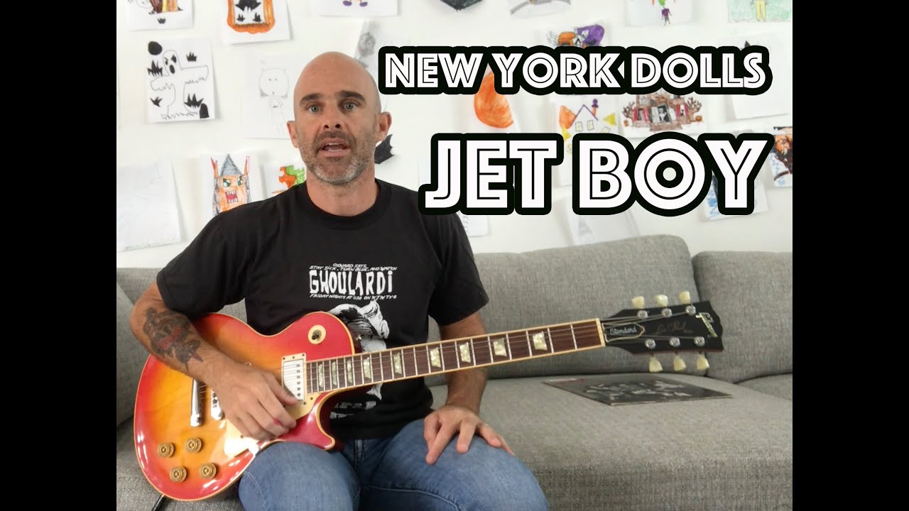 Jet Boy New York Dolls Guitar Lesson + Tutorial [WITH SOLO]