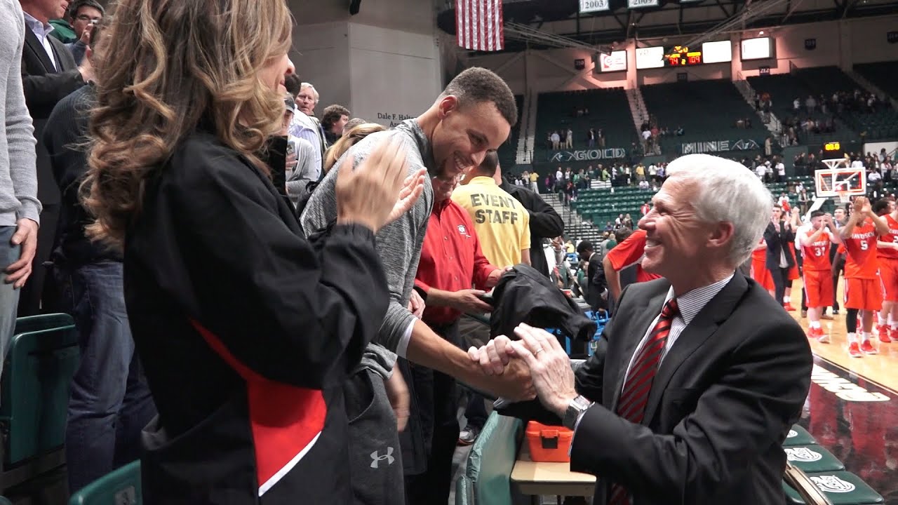 Stephen Curry at Davidson Game