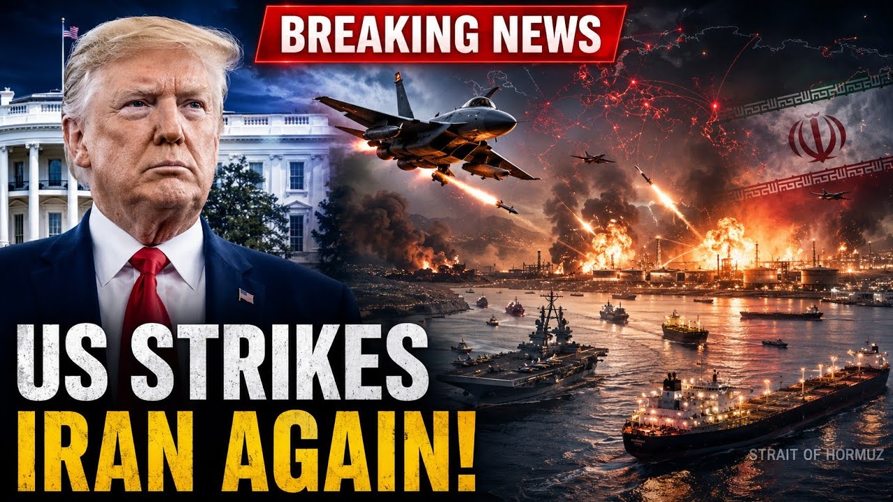 US Launches Fresh Strikes on Iran After Hormuz Tanker Attacks | Middle East Crisis LIVE