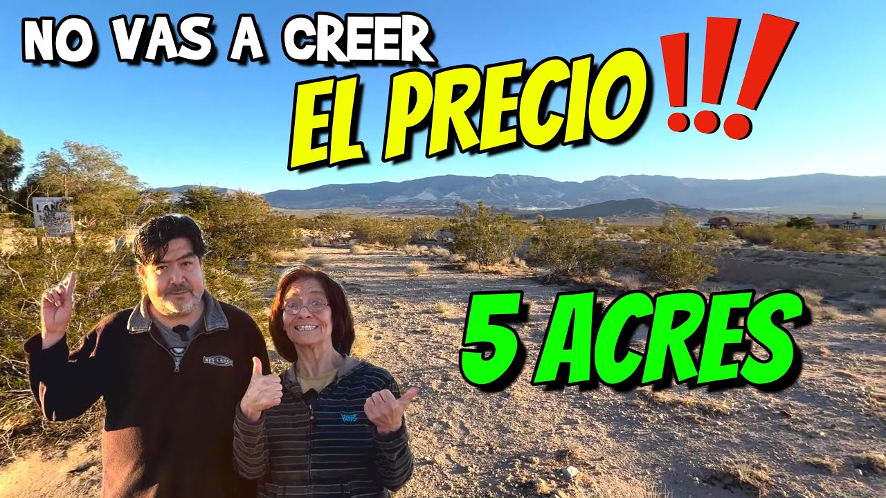 🟢 Gran OPORTUNIDAD: Pa' EMPEZAR tu RANCHITO 🏡🌵 LUCERNE VALLEY, CA | Encontrando OPORTUNIDADES