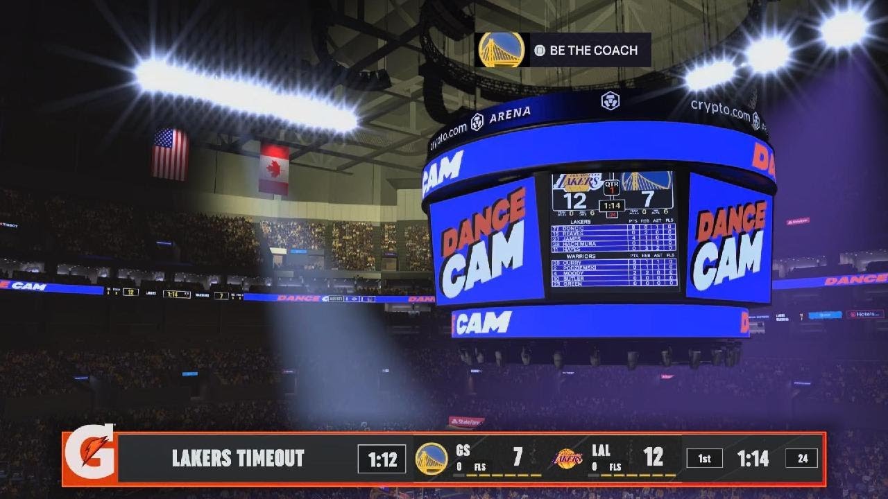 NBA 2K25 Lakers vs GSW