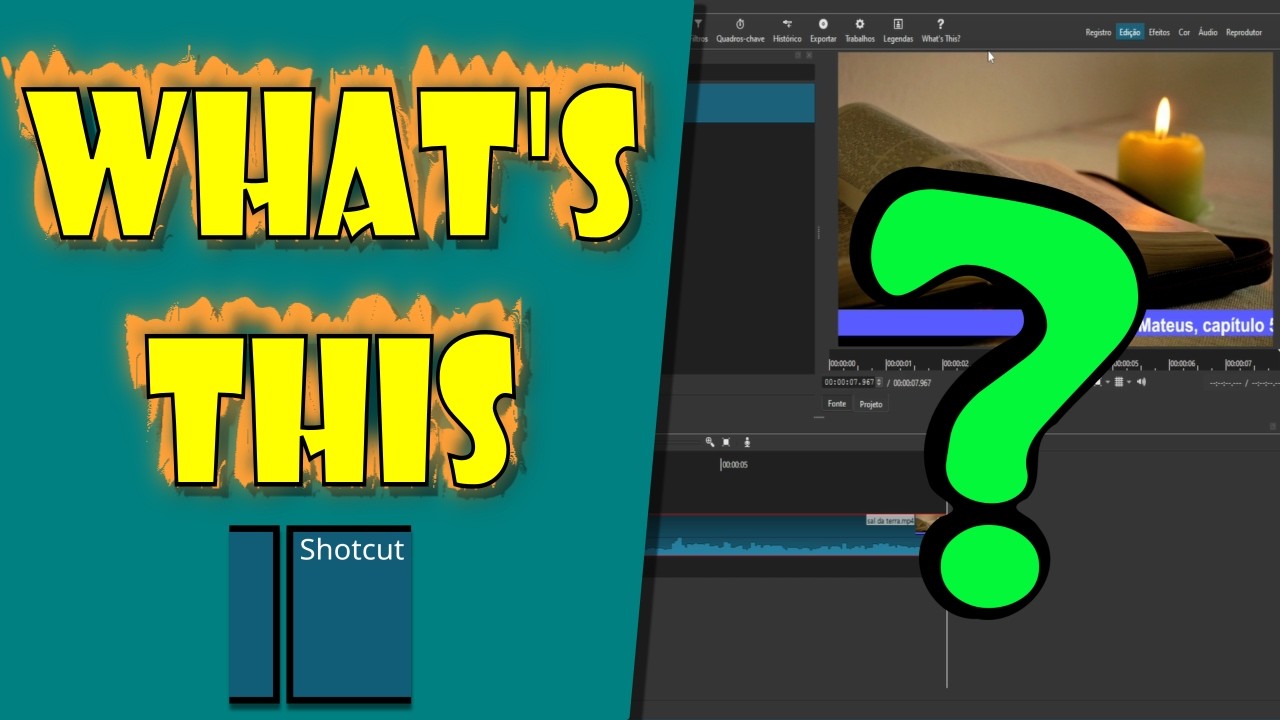 O Que é Isso no Shotcut??? What's This