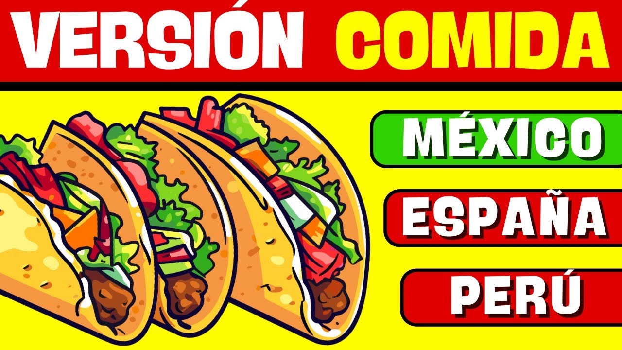 Adivina la Comida de Cada PAIS Quiz de COMIDA