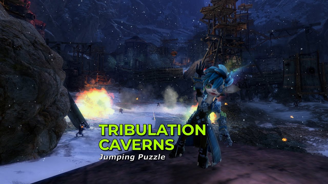 Tribulation Caverns Jumping Puzzle Guide.