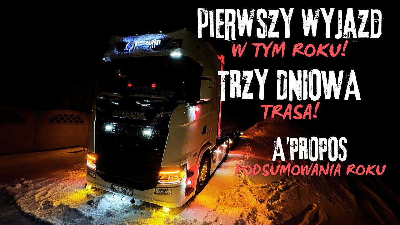 PIERWSZY WYJAZD w tym ROKU! TRZY dniowa TRASA! A'propos PODSUMOWANIA ROKU! #140 | konrad tw