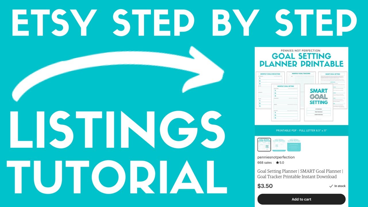 How To Create An Etsy Listing Step By Step (ETSY TUTORIAL)
