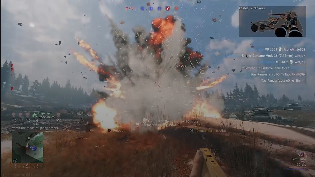 Enlisted gameplay - fortified district (invasion) Battle of Moscow 720p 60fps