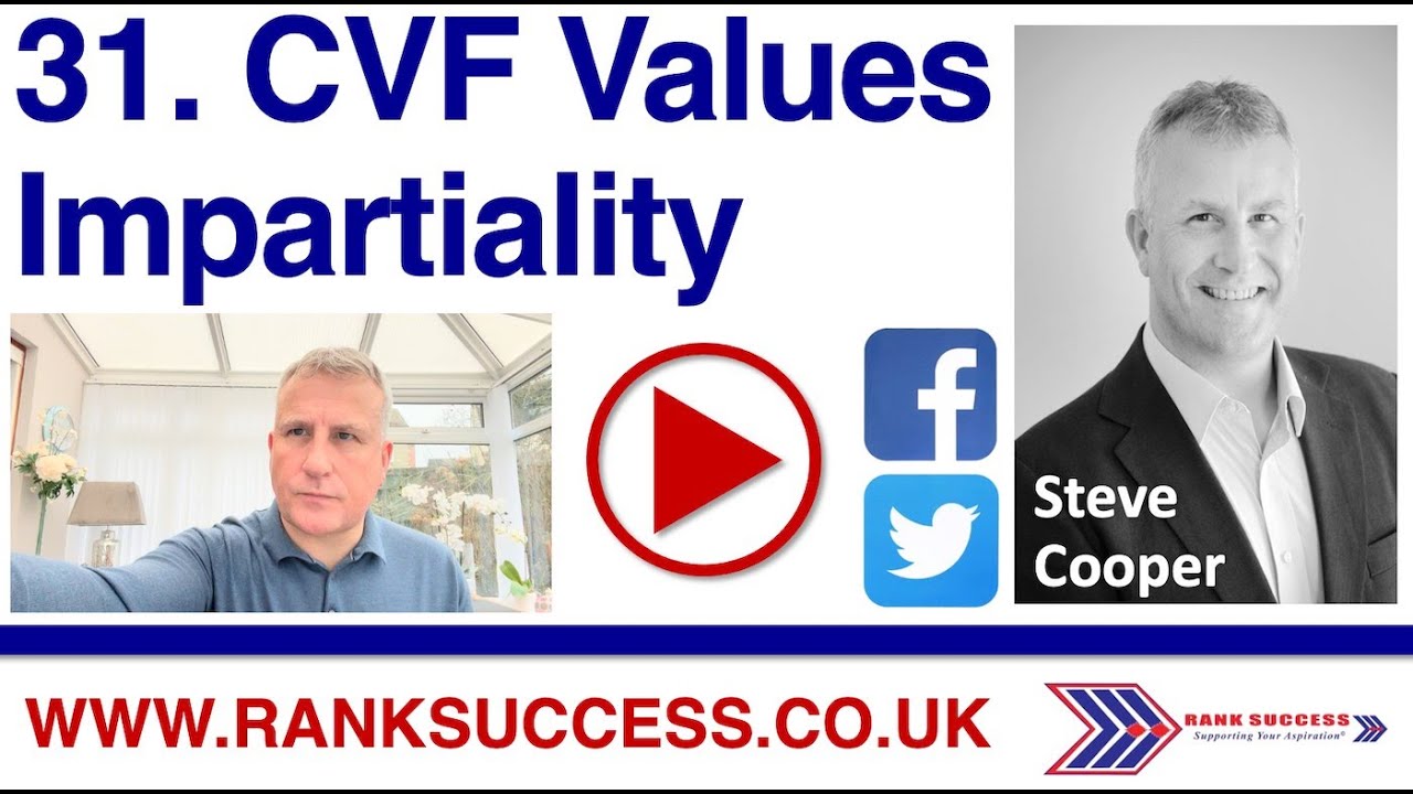 Police Promotion Success - Video 31 - CVF VALUES & IMPARTIALITY