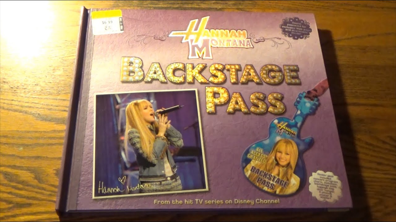 Hannah Montana And The Guitar Pick Of Destiny - Hannah Montana Backstage Pass Book (Disney Deals)