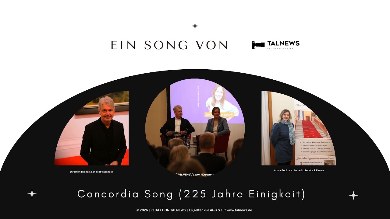 Concordia Song 225 Jahre Einigkeit - TALNEWS
