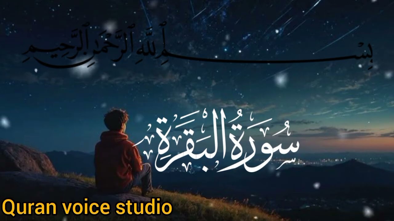 Surah Al Baqarah Full | Beautiful Quran Recitation 🌙 with no copyright 