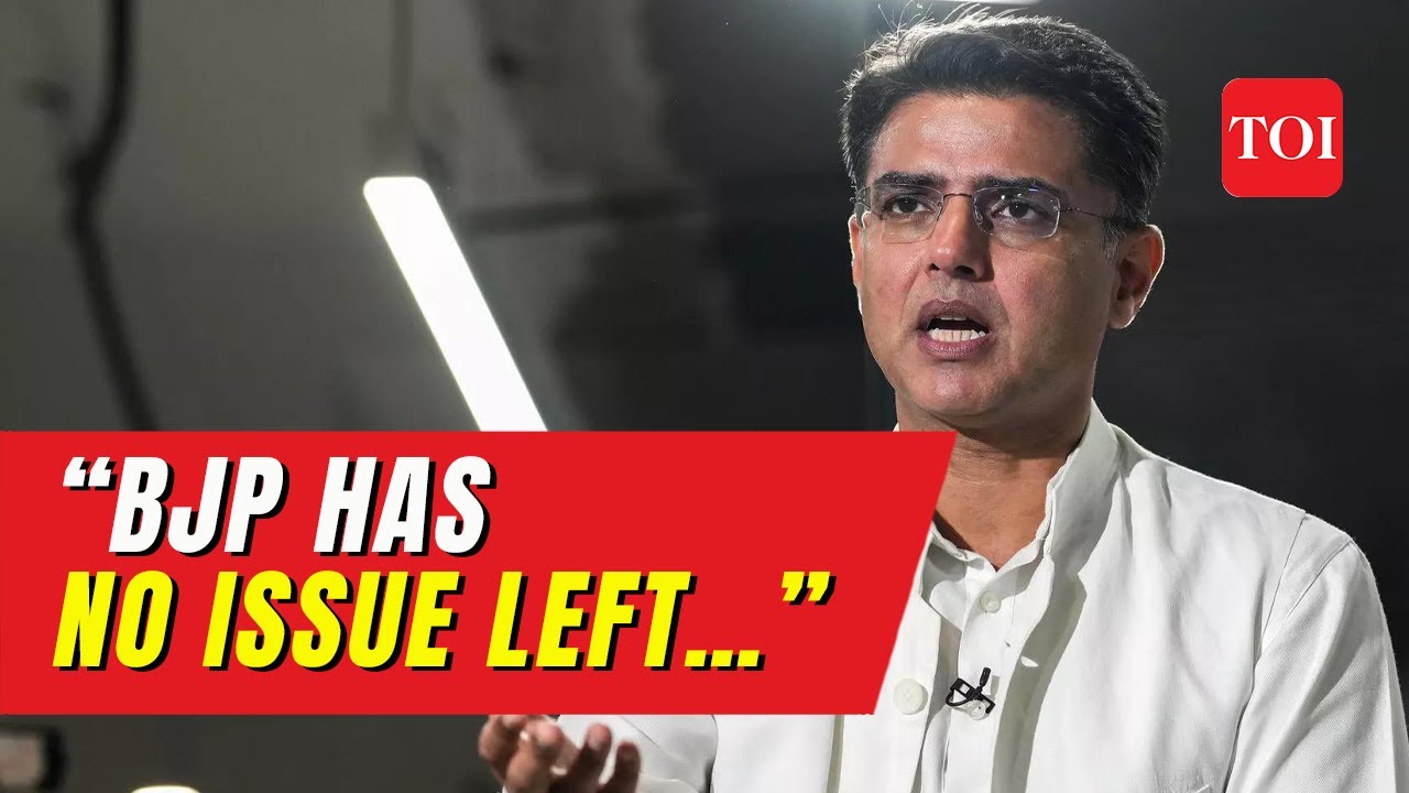 Rajasthan's 'Red Diary' Controversy: 'BJP has run out of issues...,' says Sachin Pilot
