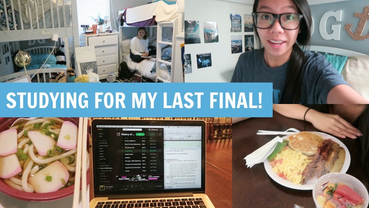 Studying For and Taking My Last Final at UCLA!! Finals Week! Study Vlog!