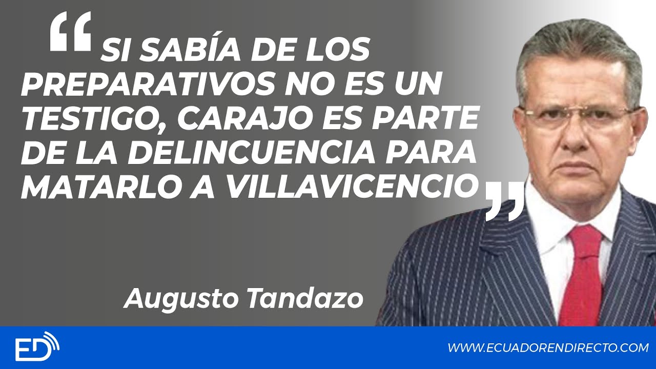 Si sabía de los PREPARATIVOS no es un testigo,es parte de la delincuencia para matar a Villavicencio