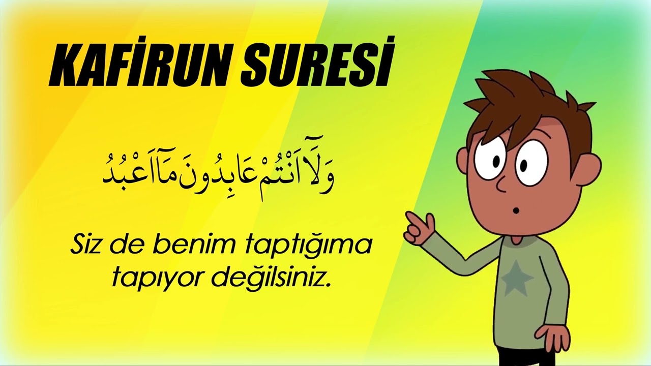 &Ccedil;ocuklar i&ccedil;in Tekrarlı Kafirun Suresi @muhammedaydn