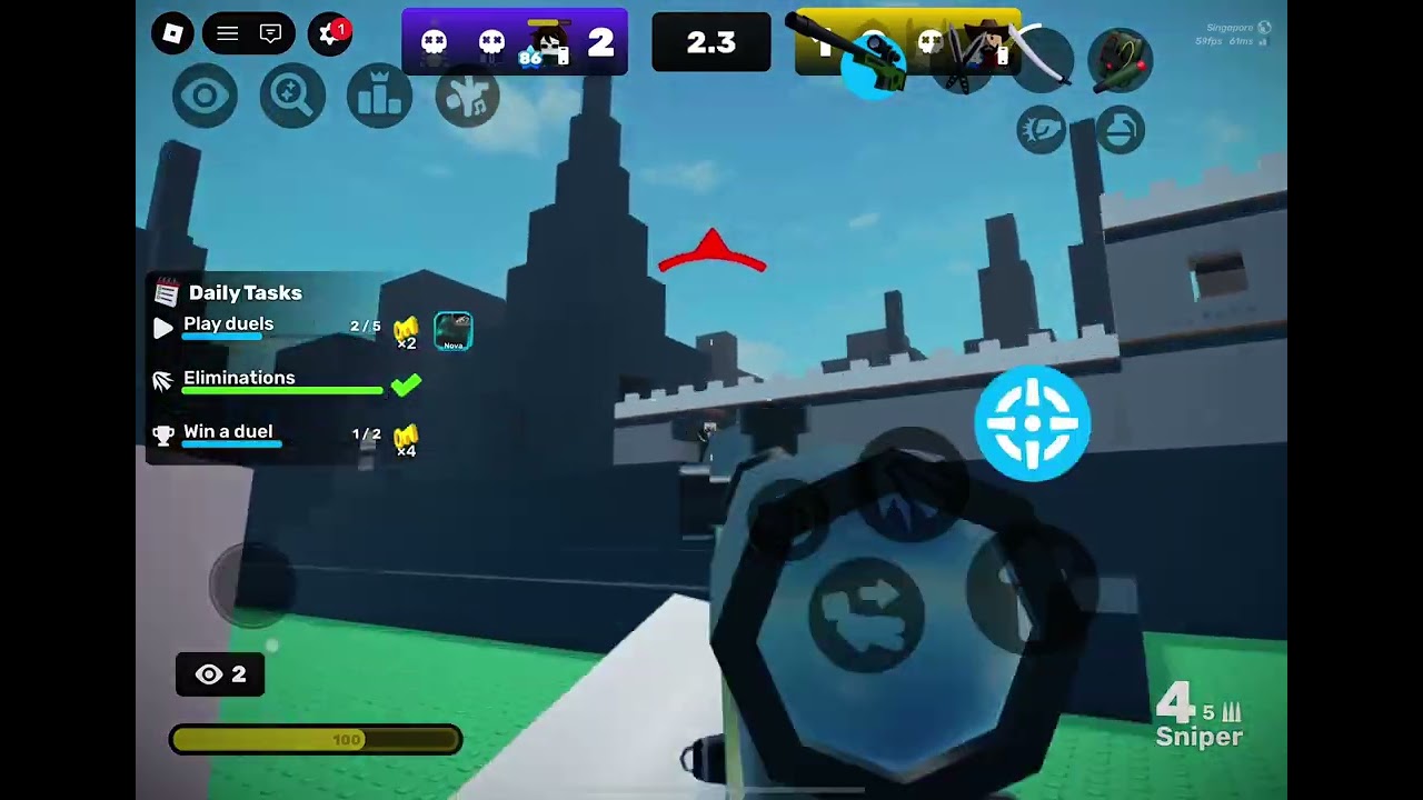RIVALS 3v3 gameplay (please don’t hate i kinda suck😅) #viral #roblox 