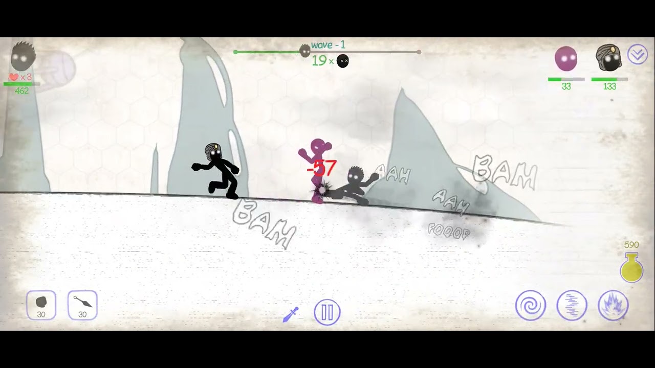Total Elimination In Stickman Fight 
