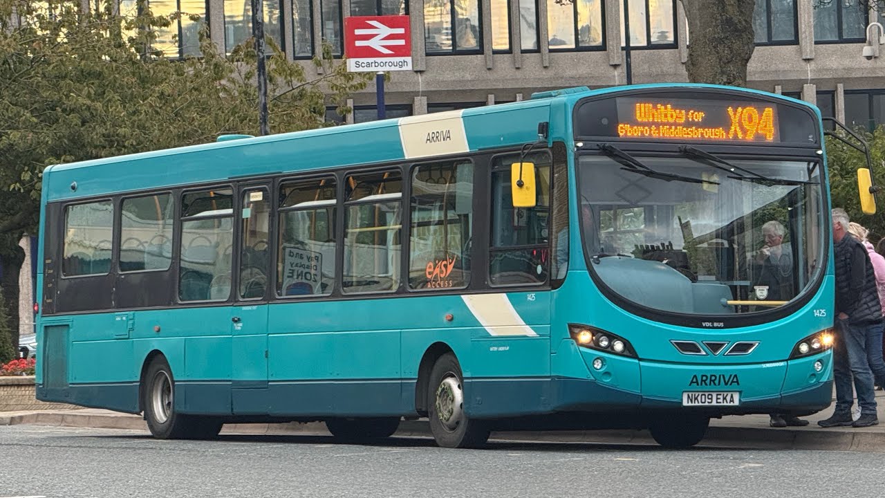 Diversion Kickdown Thrash| Arriva North East VDL SB200 NK09 EKA-1425 on the X93