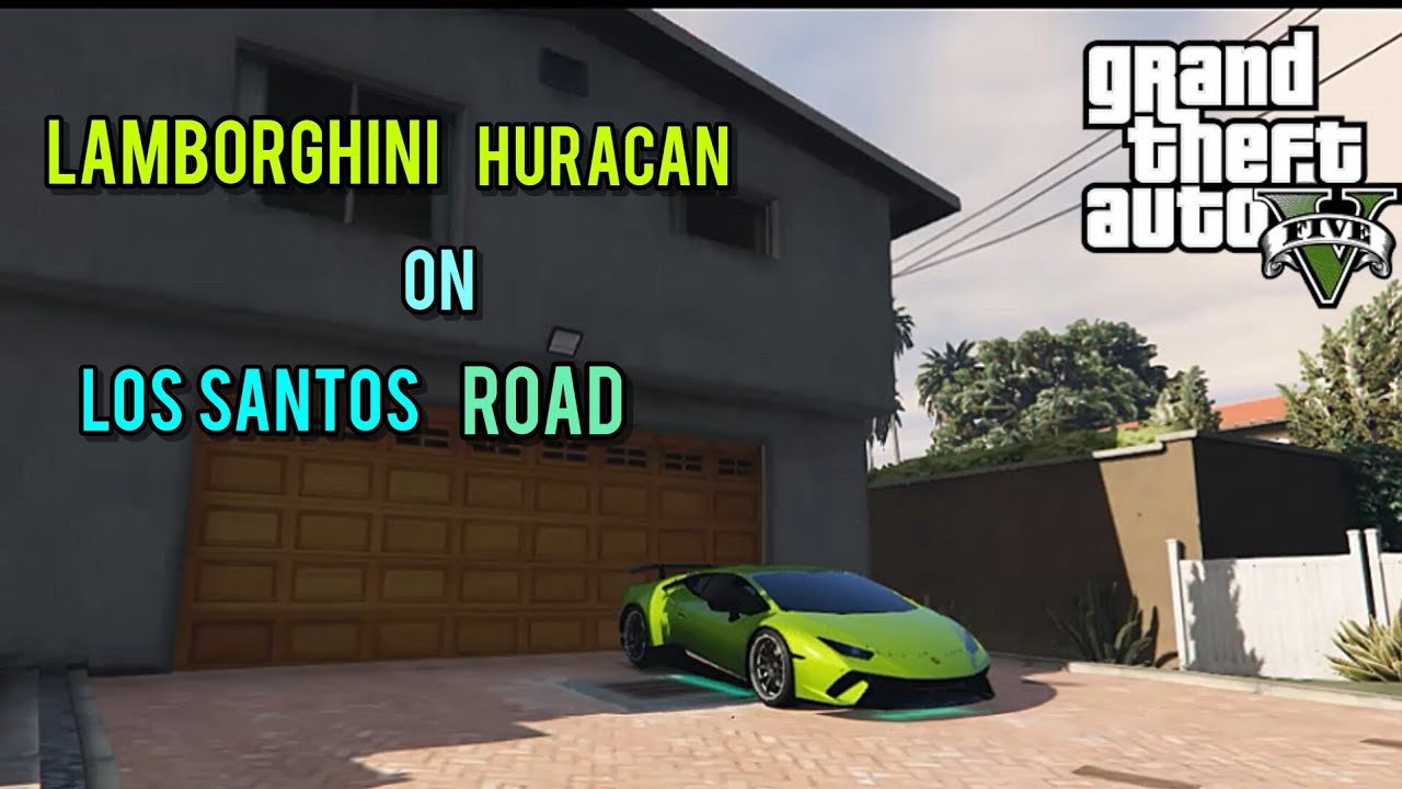 GTA 5 || Lamborghini Huracan Cruise || Pure Elegant on the Streets of Los Santos!