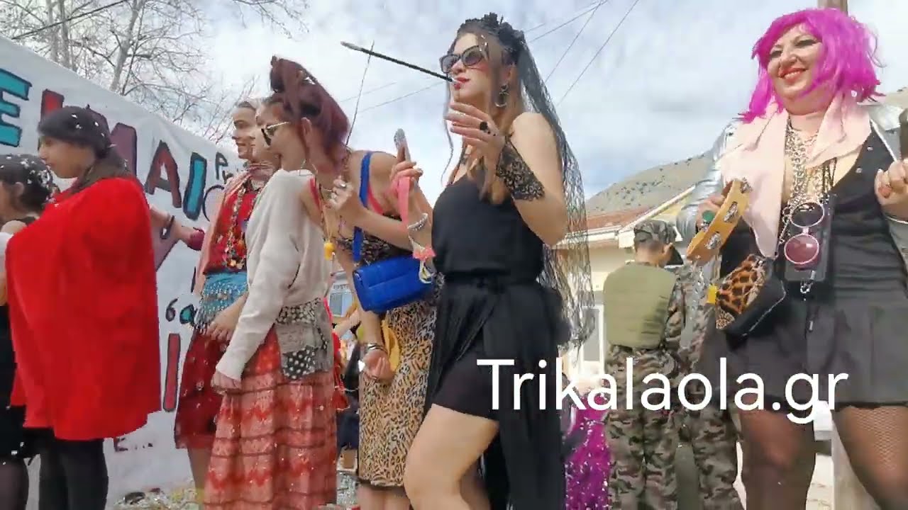 Φαρκαδόνα Τρικάλων Καρναβάλι Παρέλαση Αρμάτων Καρναβαλιστών Καθαρά Δευτέρα 18-3-2024 μέρος 2ο
