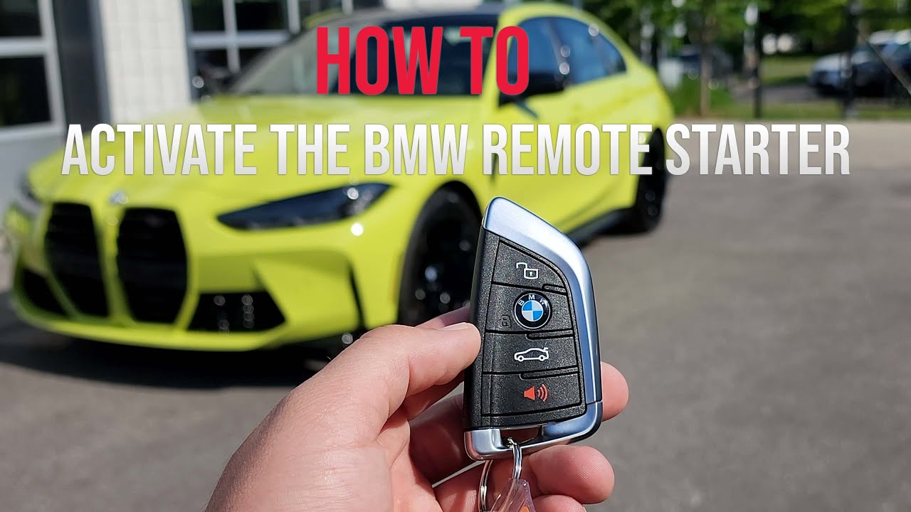 Как использовать систему дистанционного запуска BMW с помощью брелока