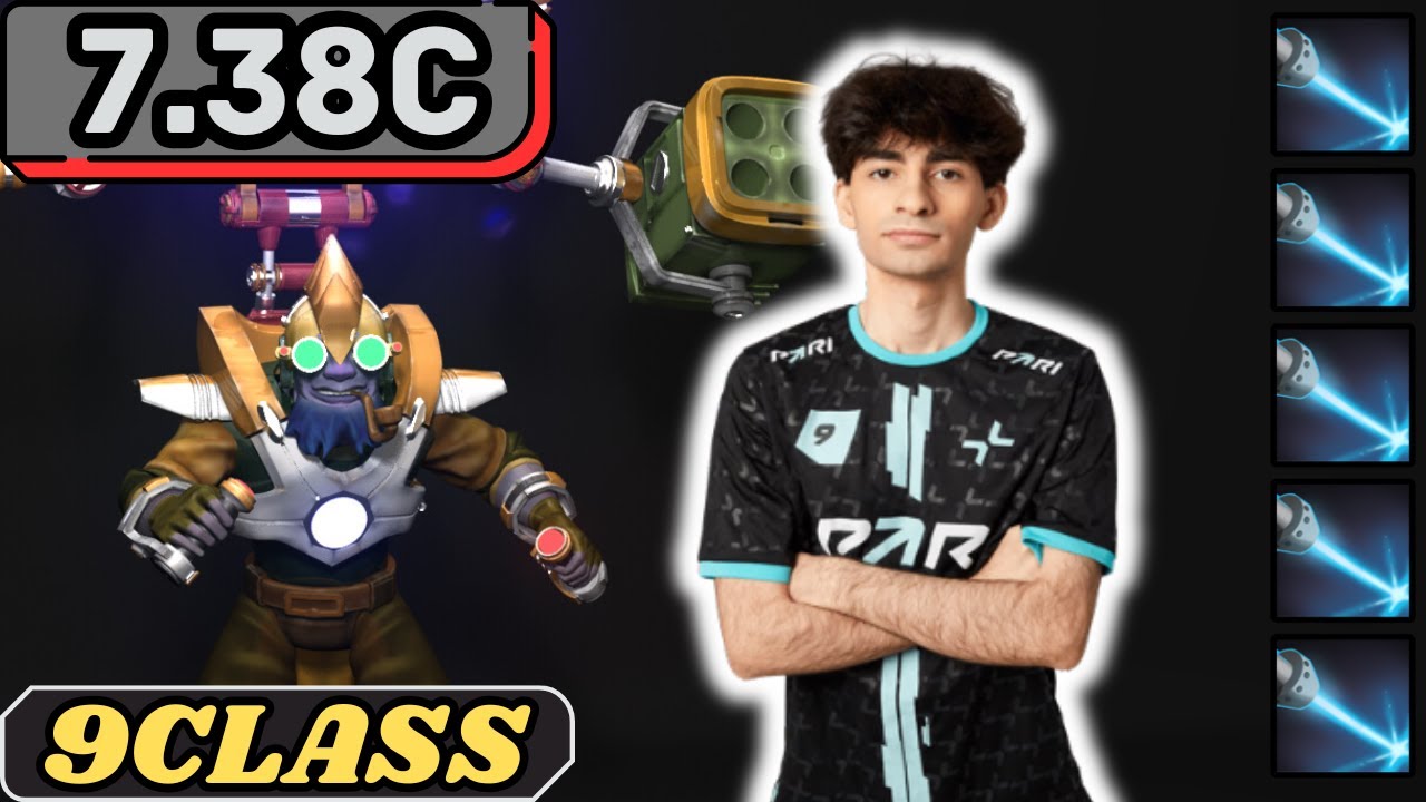9Class TINKER Soft Support Gameplay Patch 7.38c - Dota 2 Support