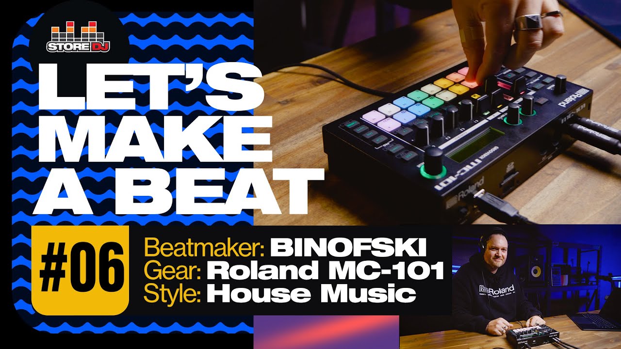 LET'S MAKE A BEAT #06 // The Roland MC-101 still holds up! [House Music]