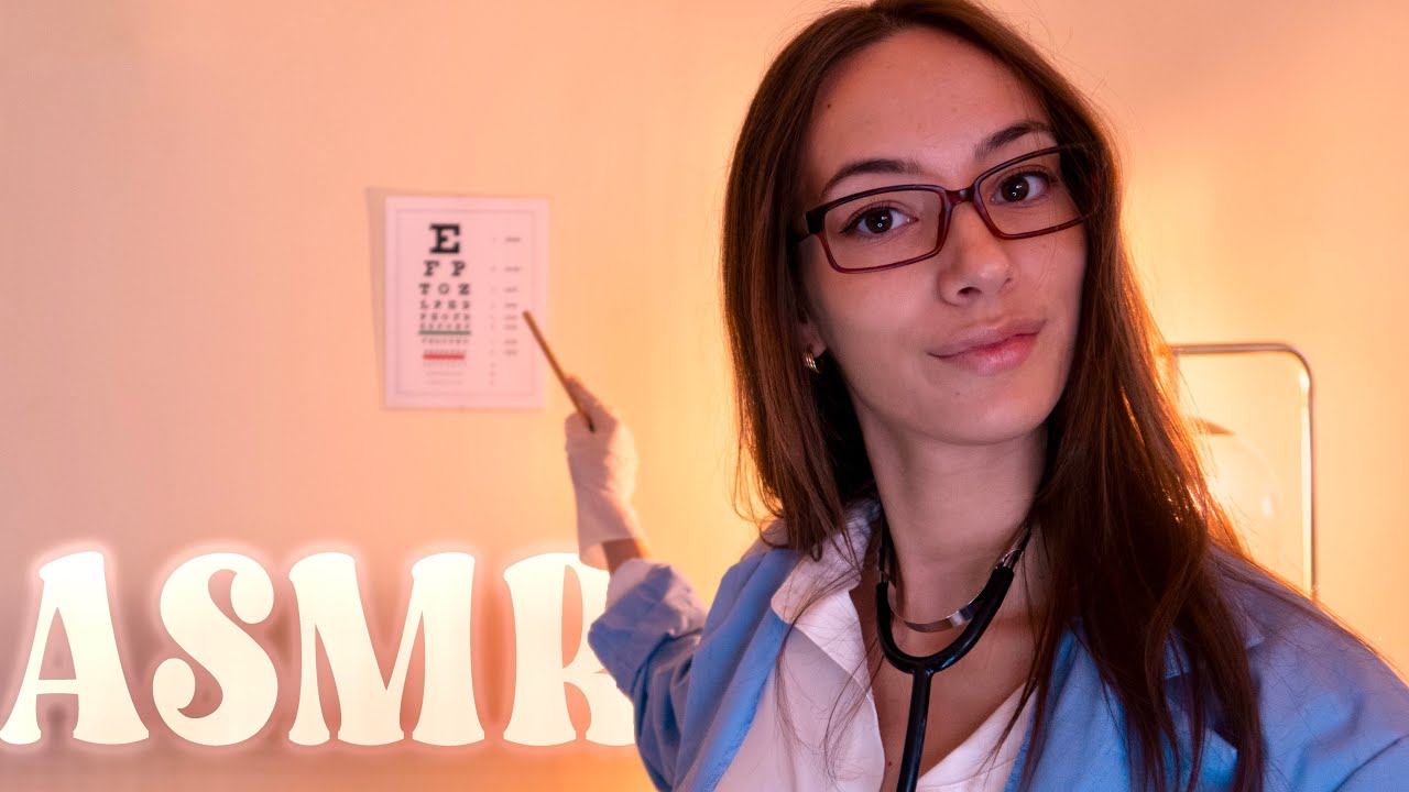 ASMR General Checkup ~ Ears, Eyes, Throat ~ Soft Spoken Dr. Roleplay