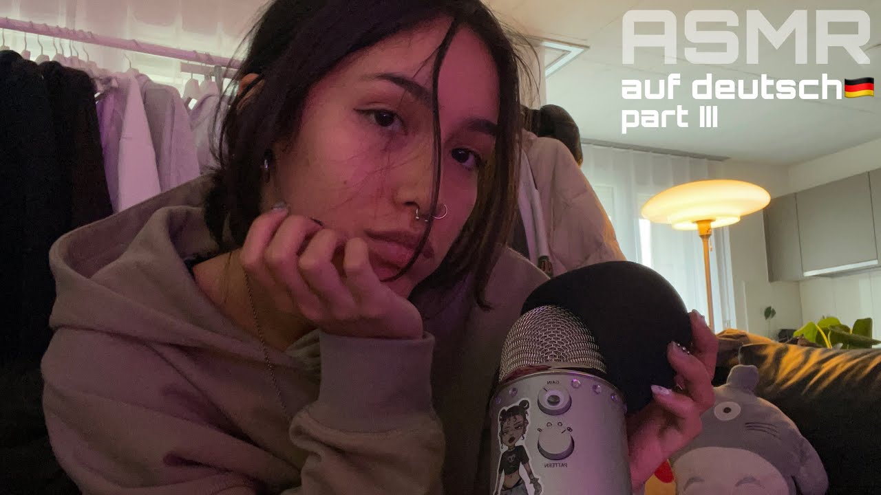 ASMR IN GERMAN ☆ (whispers, mic triggers & more)