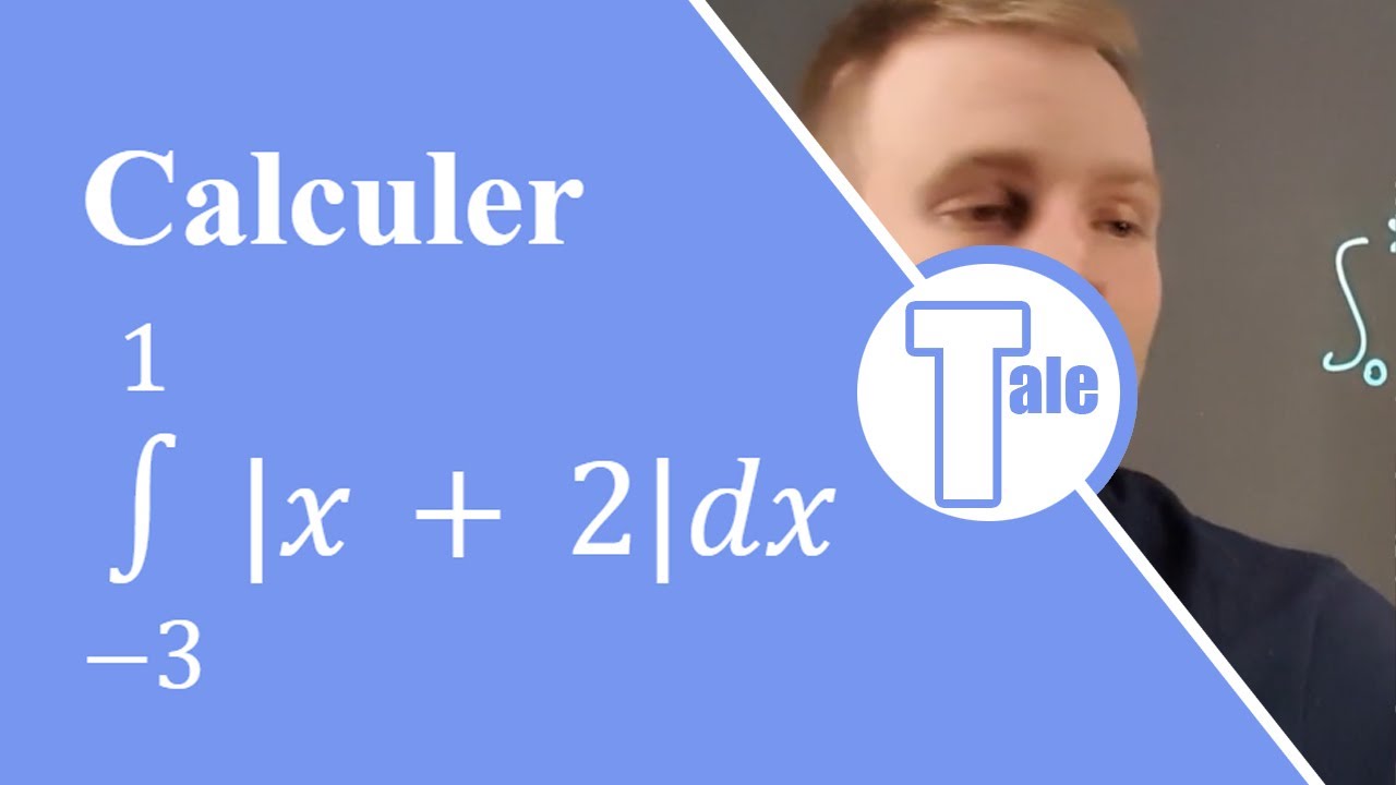 Calculer une intégrale avec valeur absolue