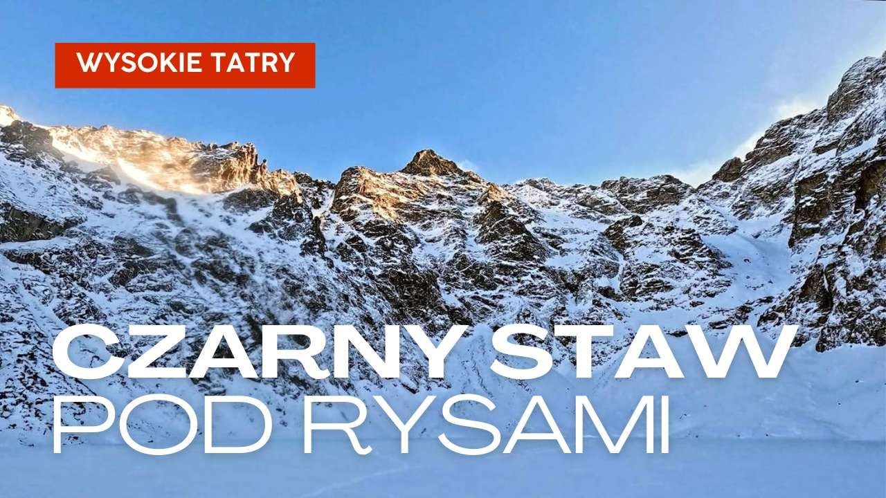 Czarny Staw Pod Rysami zimą / Tatry, Polska