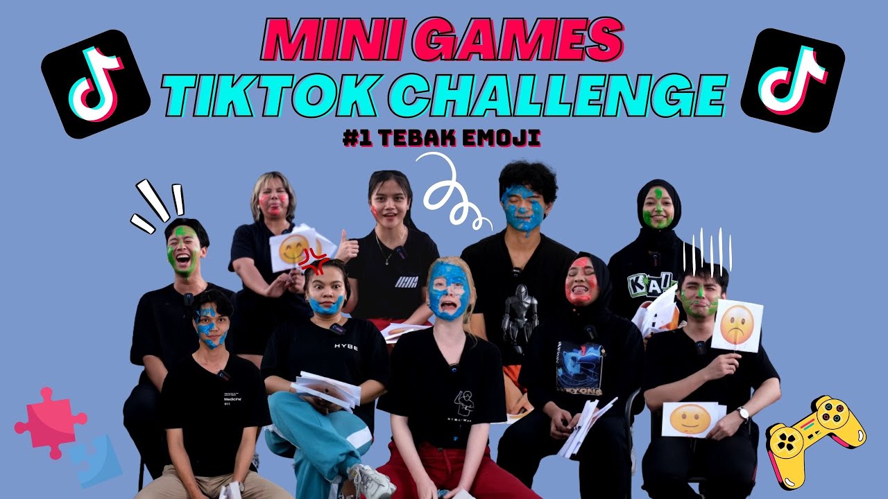 WAJAH-WAJAH PENUH WARNA!! | MINI GAMES TIKTOK CHALLENGE | E-GAMES