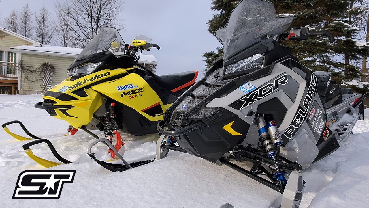 2020 Polaris Indy XCR 850 vs 2020 Ski Doo MXZ XRS 850 - All The Details!