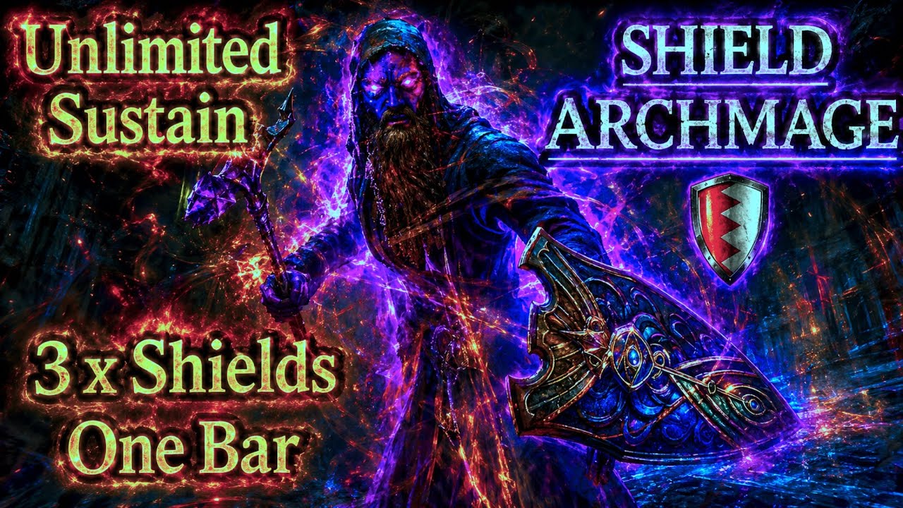 ESO: Бесконечная выживаемость и ОГРОМНЫЕ щиты! PvP-билд для волшебницы с одной панелью способност...