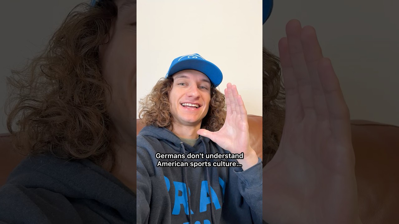Germans Don't Understand American Sports Culture!🏀🏈🏒⚾️ #german #germany #usa #sports #american