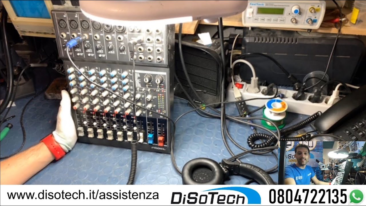 Riparazione Mixer M8 Proel Centro Assistenza Tecnica Disotech