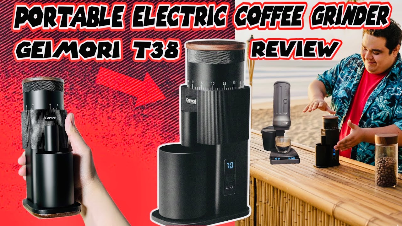 Обзор портативной жерновой кофемолки: Wirsh Geimori T38 — одноразовая, с USB-C, портативная кофем...