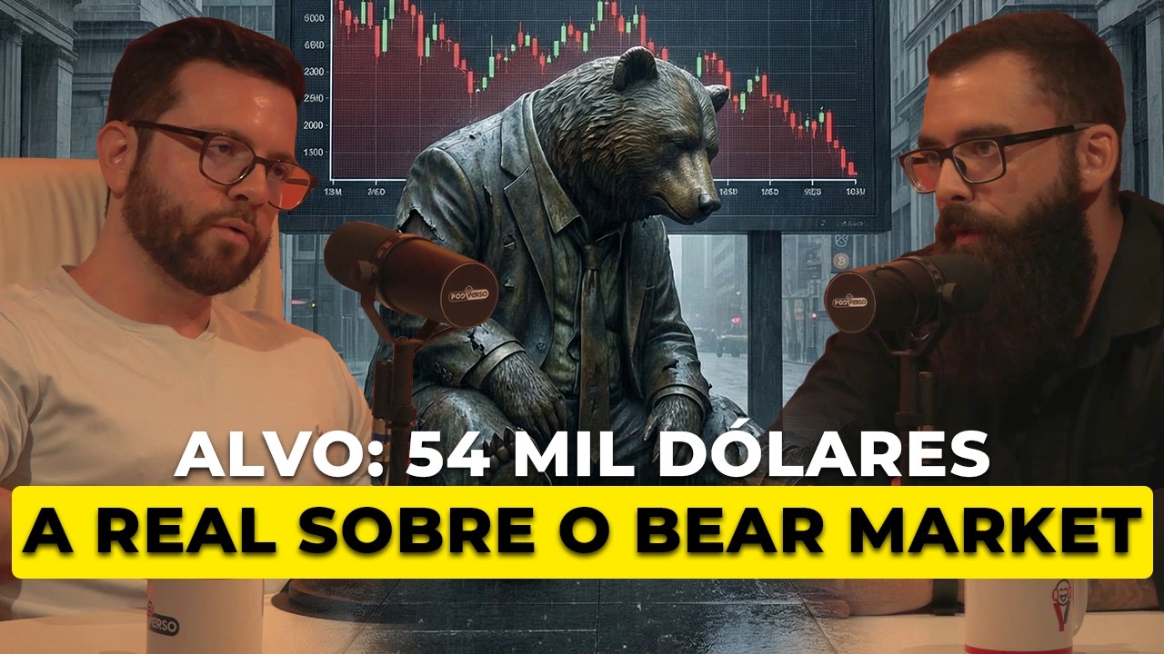 O FUNDO É EM 54K? A análise real sobre o Bear Market de 2026 | Bianchi Podcast| Ep #8